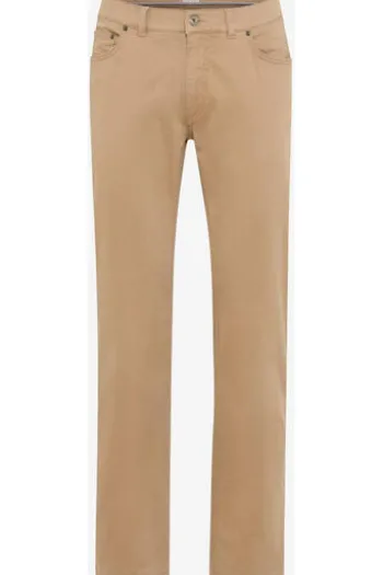 BRAX Baumwoll-Jeans Cooper Marathon camel Regular Fit