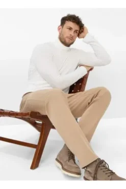 BRAX Baumwoll-Jeans Cooper Marathon camel Regular Fit