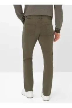 BRAX Baumwoll-Jeans Cooper Marathon olive Regular Fit