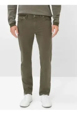 BRAX Baumwoll-Jeans Cooper Marathon olive Regular Fit