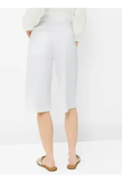 BRAX Bermuda-Hose Maine white Wide Fit