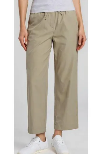 BRAX 6/8 Culotte-Hose Maine soft greige-beige Wide Fit in Premium-Qualität