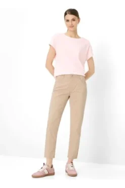 BRAX 6/8 Hose Mary S almond Slim Fit Ultralight-Qualität