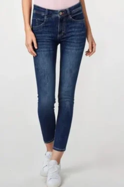 BRAX 6/8 Jeans Shakira jeansblau Skinny Fit Free to move Super Stretch Denim
