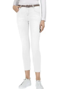 BRAX 7/8 Jeans Shakira weiß Skinny Fit Free to move Stretch-Denim