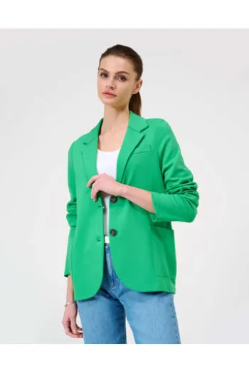 BRAX Jersey-Blazer Bella grün