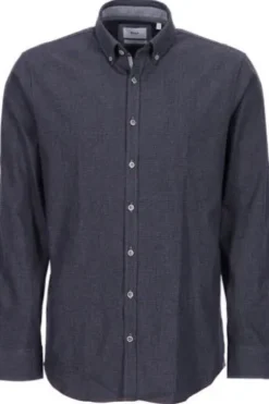 BRAX Leicht Flanell Hemd anthrazit gemustert Modern Fit