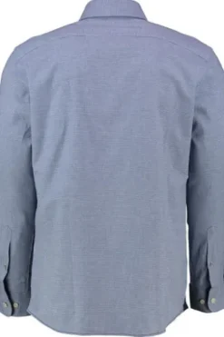 BRAX Leicht Flanell Hemd blau gemustert Modern Fit