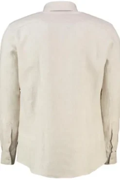 BRAX Leinen Hemd Dirk beige Modern Fit Langarm Leinen