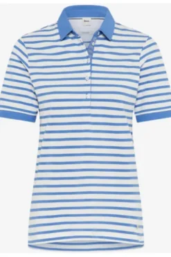 BRAX Polo-Shirt Cleo blau