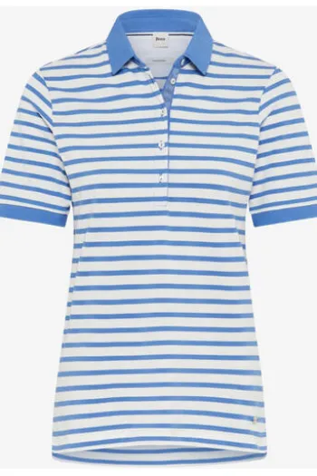 BRAX Polo-Shirt Cleo blau