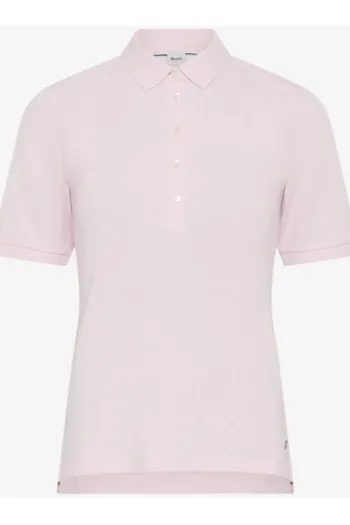 BRAX Polo-Shirt Cleo dusty rose in Piqué-Qualität