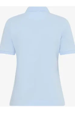 BRAX Polo-Shirt Cleo hellblau in Piqué-Qualität