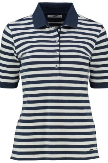 BRAX Polo-Shirt Cleo marine gestreift