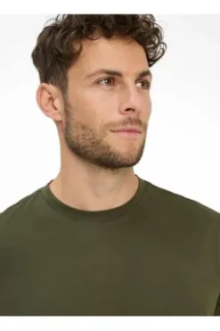 BRAX Polo-Shirt Timon olive Langarm