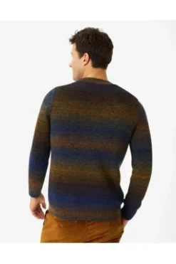 BRAX Pullover Buddy blau/braun