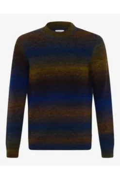 BRAX Pullover Buddy blau/braun