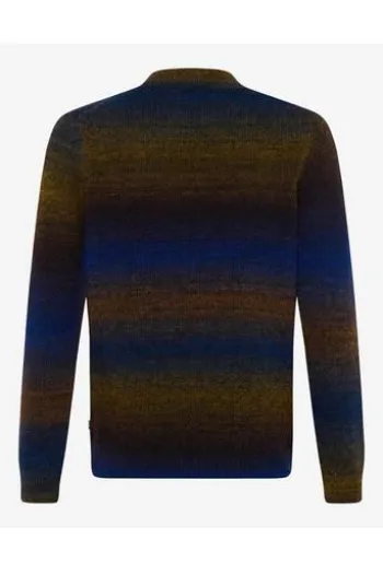 BRAX Pullover Buddy blau/braun