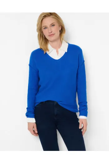 BRAX Pullover Lana Blau