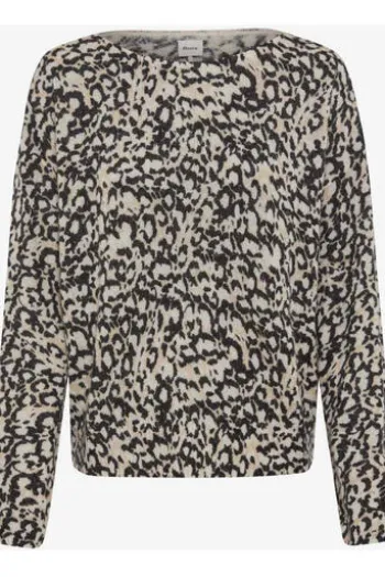 BRAX Pullover Lisa canvas gemustert