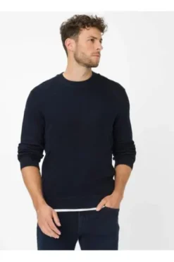 BRAX Rundhals Pullover Roy navy