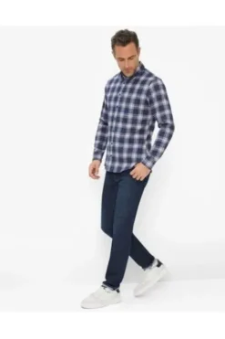 BRAX Style Daniel Shirts burned red