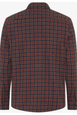 BRAX Style Daniel Shirts burned red