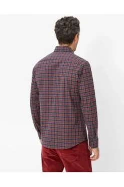 BRAX Style Daniel Shirts burned red