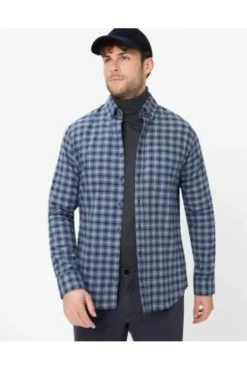 BRAX Style Daniel Shirts dove blue