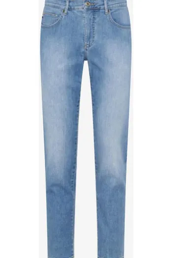 BRAX Summerlight Flex Jeans Cadiz Ocean blue used Straight Fit