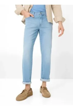 BRAX Summerlight Flex Jeans Cadiz ocean blue used Straight Fit