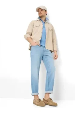 BRAX Summerlight Flex Jeans Cadiz ocean blue used Straight Fit