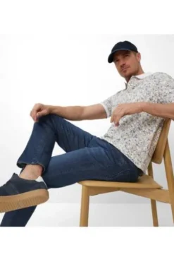 BRAX Summerlight Flex Jeans Cadiz dark blue Straight Fit