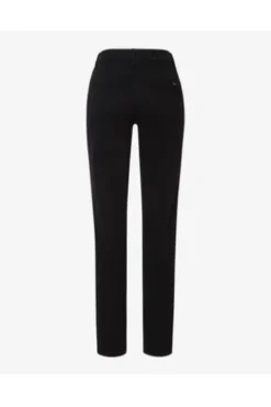 BRAX Winter-Dream-Hose Carola schwarz Feminine Fit in angerauter Qualität