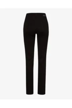 BRAX Winter-Dream-Hose Mary schwarz Slim Fit in angerauter Qualität