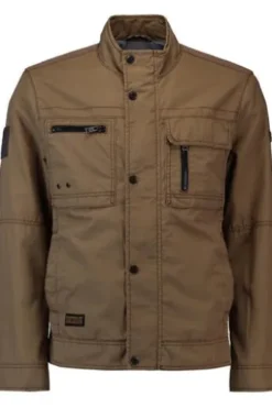 camel active Blouson schlamm mit Baumwolle
