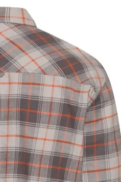 camel active Hemd brick orange kariert Regular Fit