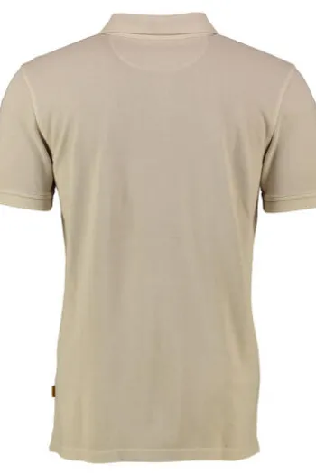camel active Polo-Shirt beige leicht verwaschene Optik