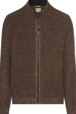 camel active Strickjacke dark brown