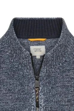 camel active Strickjacke tinted blue