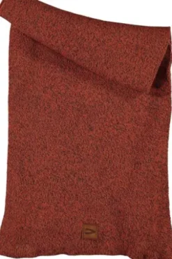 camel active Strickschal aus Baumwoll-Mix Schals brick red
