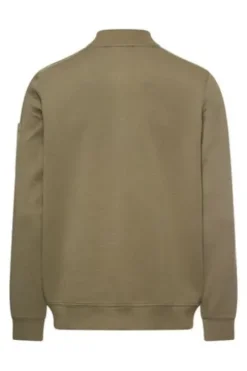 camel active Sweat Jacke deep olive Regular Fit