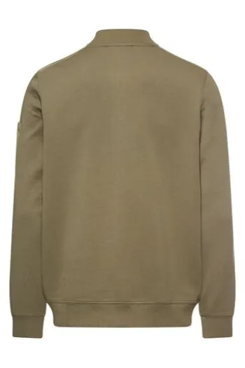 camel active Sweat Jacke deep olive Regular Fit