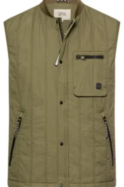 camel active Weste deep olive Regular Fit
