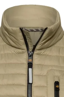 camel active Weste khaki Regular Fit