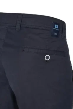 CLUB OF COMFORT Baumwoll-Stretch-Hose marine Garvey Pima Cotton mit Sonnenschutz