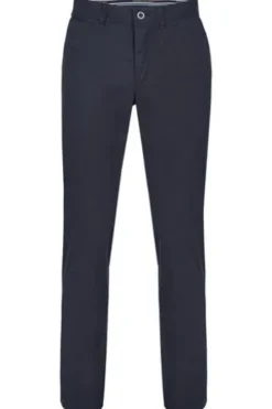 CLUB OF COMFORT Baumwoll-Stretch-Hose marine Garvey Pima Cotton mit Sonnenschutz