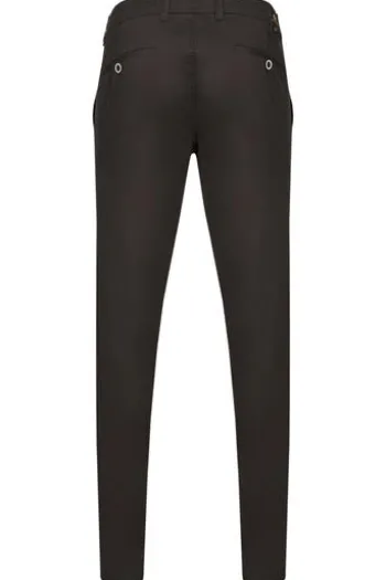 CLUB OF COMFORT Baumwoll-Stretch-Hose schwarz Garvey Pima Cotton mit Sonnenschutz