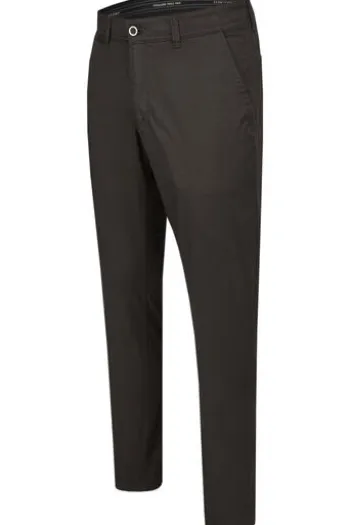 CLUB OF COMFORT Baumwoll-Stretch-Hose schwarz Garvey Pima Cotton mit Sonnenschutz