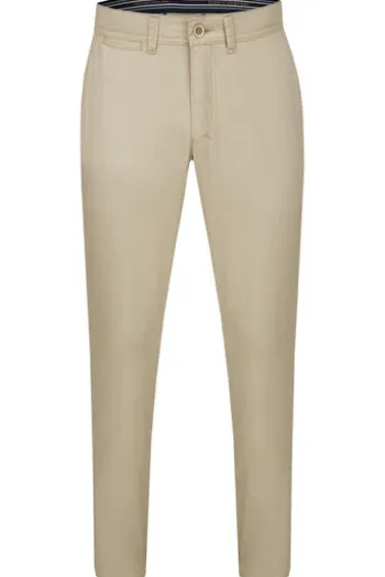CLUB OF COMFORT Baumwoll-Stretch-Hose beige Garvey Pima Cotton mit Sonnenschutz